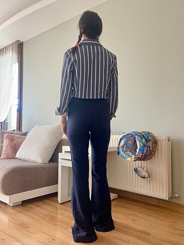 xs Beden lacivert Renk KUMAŞ PANTOLON