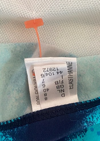 Erkek Mavi Batik Desenli Mini Mayo - Görsel 14