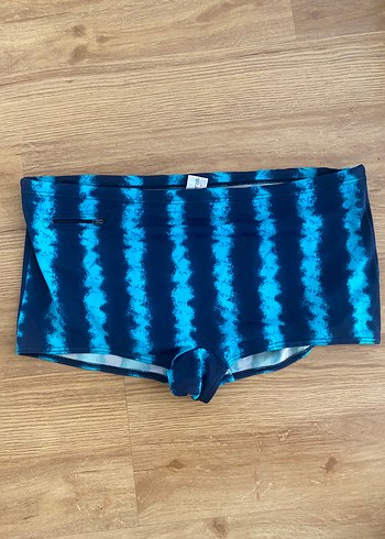 Erkek Mavi Batik Desenli Mini Mayo - Görsel 9