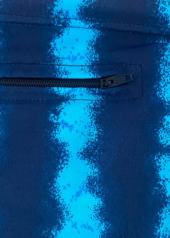 Erkek Mavi Batik Desenli Mini Mayo - Görsel 4