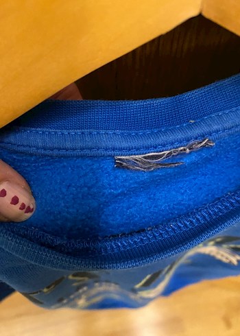 Mavi Baskılı Erkek Çocuk Sweatshirt - Görsel 5