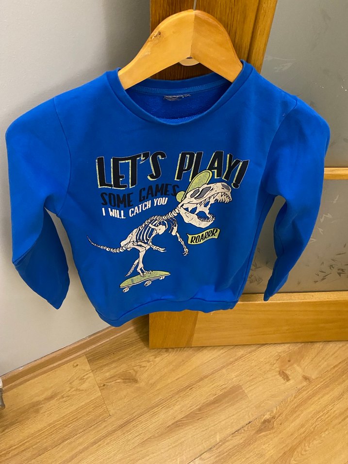 Mavi Baskılı Erkek Çocuk Sweatshirt - Görsel 2