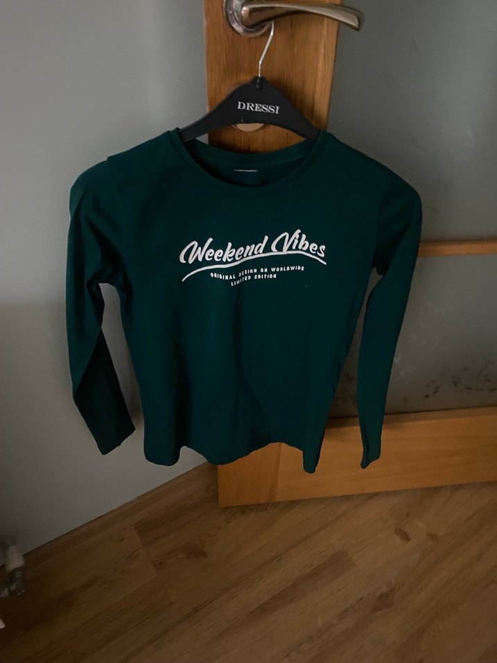 UNİSEXÇocuk Uzun Kollu Yeşil Sweatshirt - Görsel 2