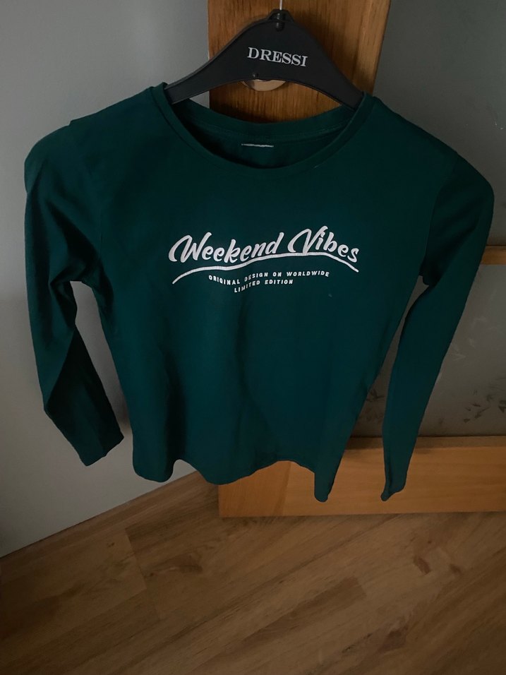 UNİSEXÇocuk Uzun Kollu Yeşil Sweatshirt - Görsel 4