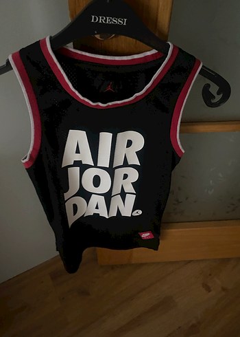 Siyah Air Jordan Erkek ÇOCUK Kolsuz Spor Forması - Görsel 4