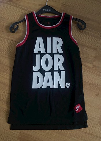Siyah Air Jordan Erkek ÇOCUK Kolsuz Spor Forması - Görsel 5
