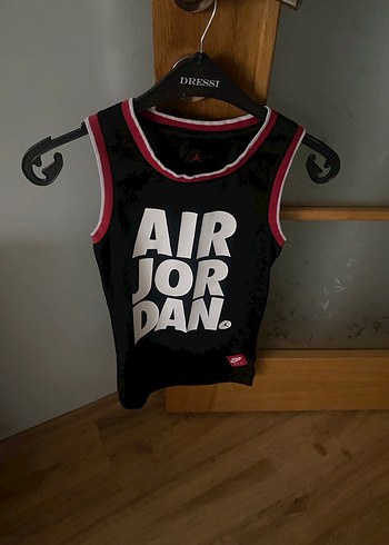 Siyah Air Jordan Erkek ÇOCUK Kolsuz Spor Forması - Görsel 2