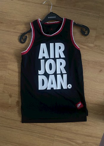 Siyah Air Jordan Erkek ÇOCUK Kolsuz Spor Forması - Görsel 6