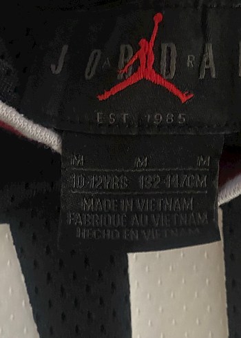 Siyah Air Jordan Erkek ÇOCUK Kolsuz Spor Forması - Görsel 10