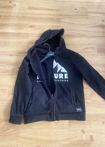 Erkek Çocuk Siyah Fermuarlı Sweatshirt - Görsel 10