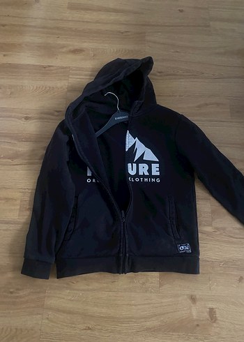 Erkek Çocuk Siyah Fermuarlı Sweatshirt - Görsel 19