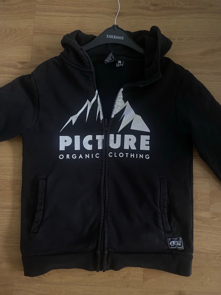 Erkek Çocuk Siyah Fermuarlı Sweatshirt - Görsel 5