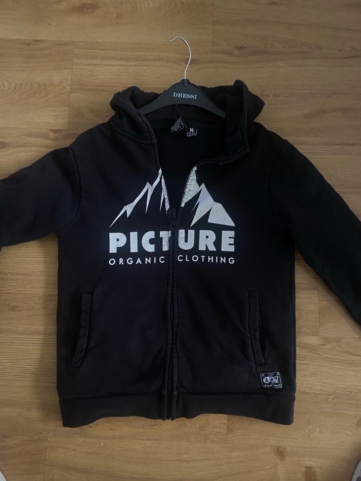 Erkek Çocuk Siyah Fermuarlı Sweatshirt - Görsel 4