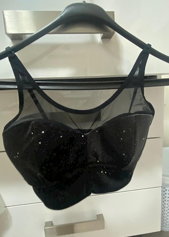 Penti Siyah Gotik Mini Straplez Büstiyer