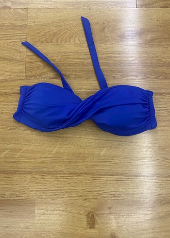 Diğer Mavi Minimalist Kadın Bikini Üstü