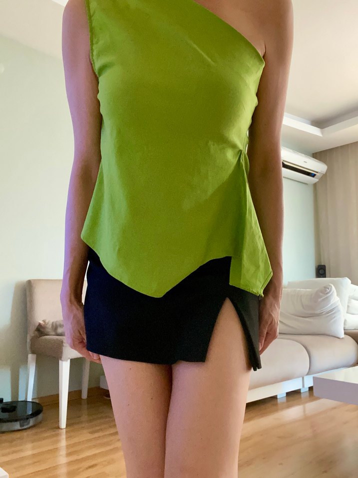 ZARA TEK OMUZ BLUZ - Görsel 4