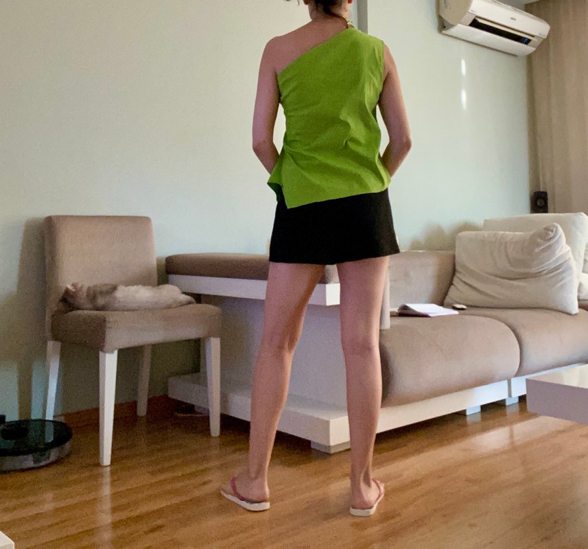 ZARA TEK OMUZ BLUZ - Görsel 5