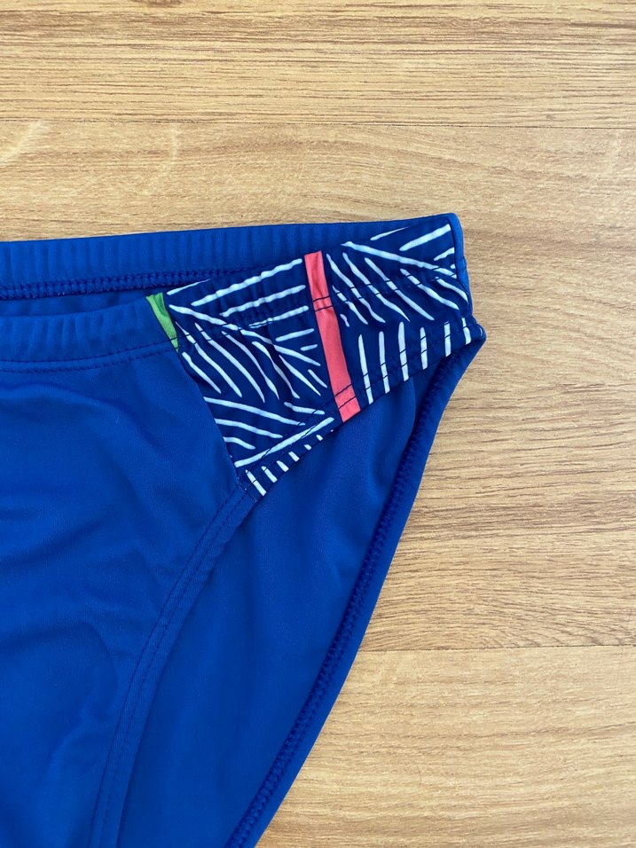 Erkek Mavi  Elastik Plaj Mayo - Görsel 2