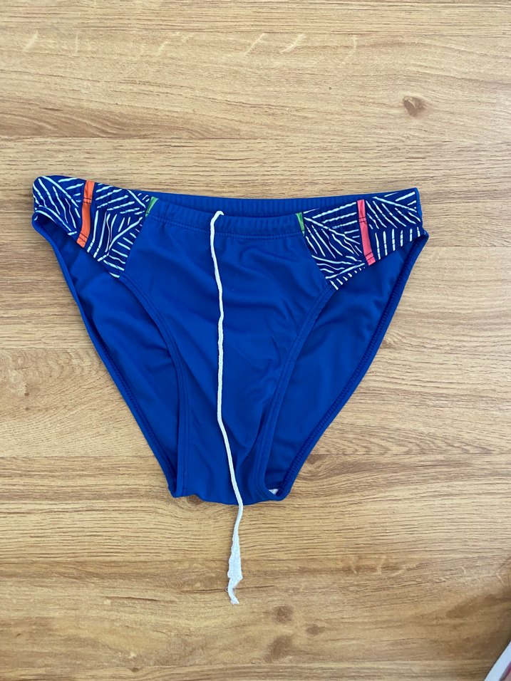 Erkek Mavi  Elastik Plaj Mayo - Görsel 5