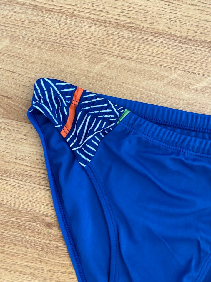 Erkek Mavi  Elastik Plaj Mayo - Görsel 3