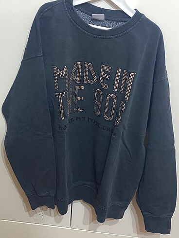 ZARA Çocuk koyu gri sweat 9-10 yaş