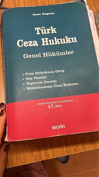 Ceza genel hukuku İzzet Özgenç