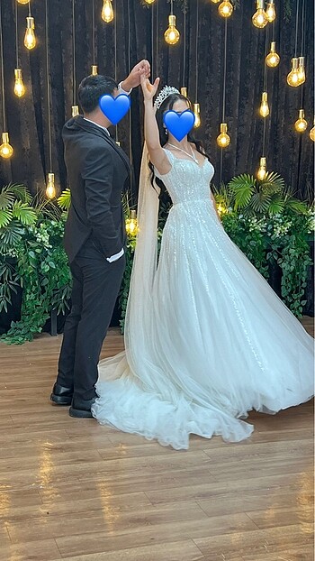 Diğer Helen model a kesim tarlatanlı gelinlik