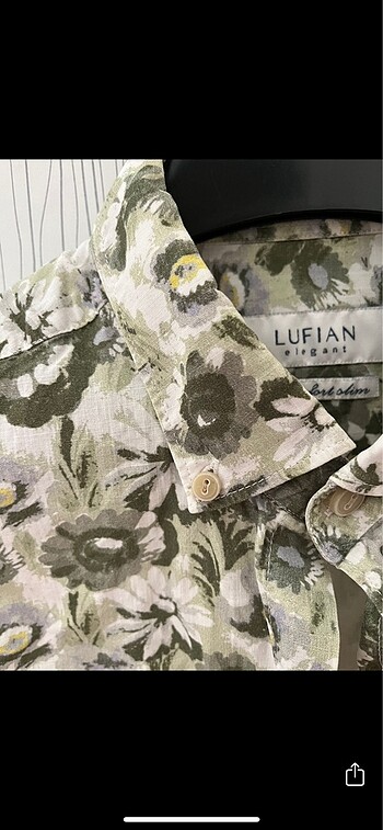 Lufian Lufian Slim kesim S beden Erkek gomlek
