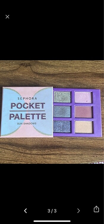 Beden Sephora pocket palette sun shadows