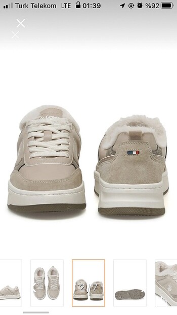 37 Beden U.S Polo Assn ayakkabı