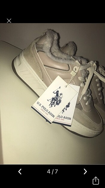 37 Beden camel Renk U.S Polo Assn ayakkabı