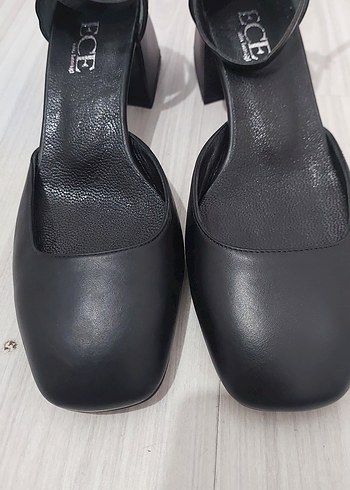 hakiki deri topuklu ayakkabı