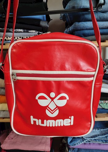 Hummel Hummel Kırmızı Deri Spor Çantası