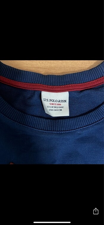 U.S.Polo marka 13/14 yaş çocuk sweatshirt - Görsel 5