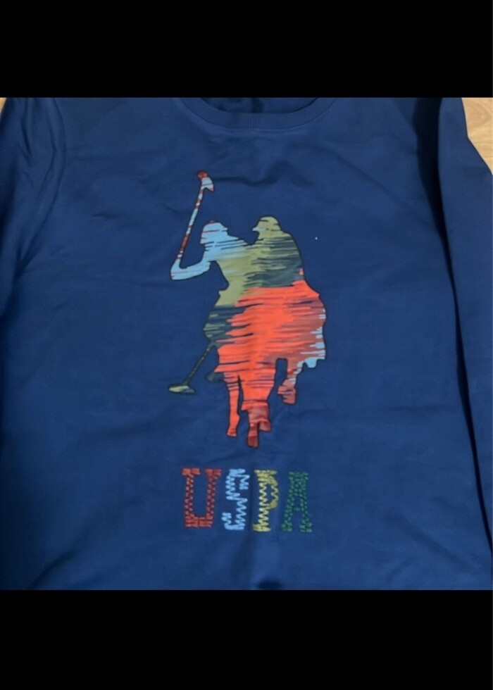 U.S.Polo marka 13/14 yaş çocuk sweatshirt - Görsel 2