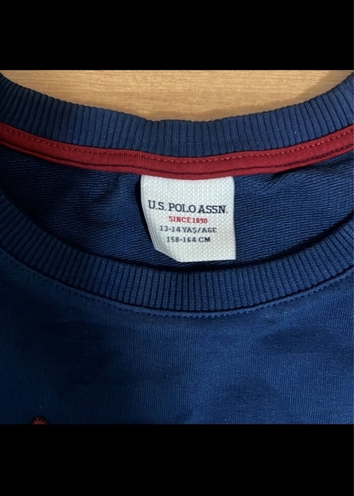 U.S.Polo marka 13/14 yaş çocuk sweatshirt - Görsel 5