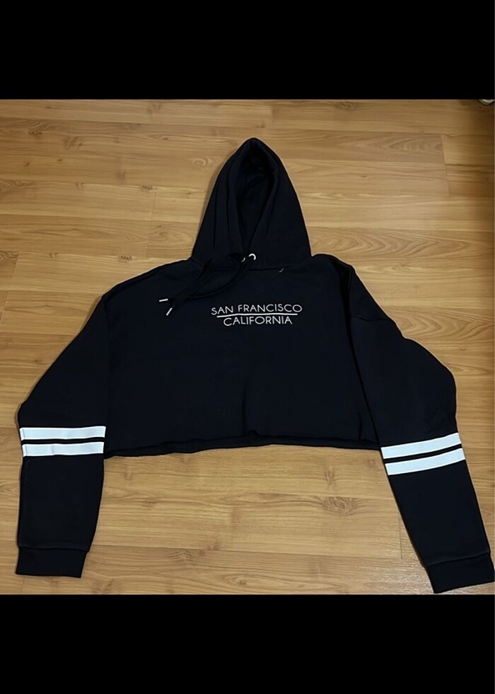 H&M marka kadın crop - Görsel 2