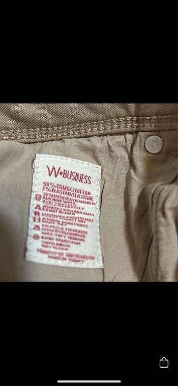 W.Business 31 beden (kot bedeni) kadın pantolon - Görsel 6