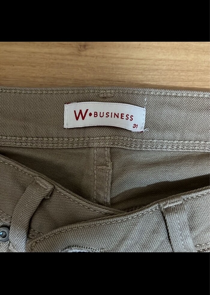 W.Business 31 beden (kot bedeni) kadın pantolon - Görsel 4