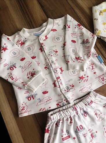 3-6 Ay Beden Bebek pijama takımları