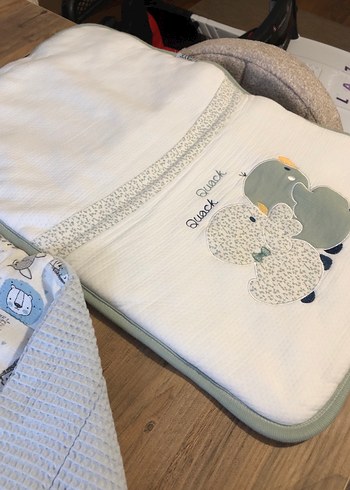 Pamuklu bebek Battaniye-puset örtüsü - Görsel 3