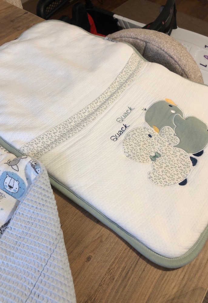 Pamuklu bebek  Battaniye-puset örtüsü - Görsel 3