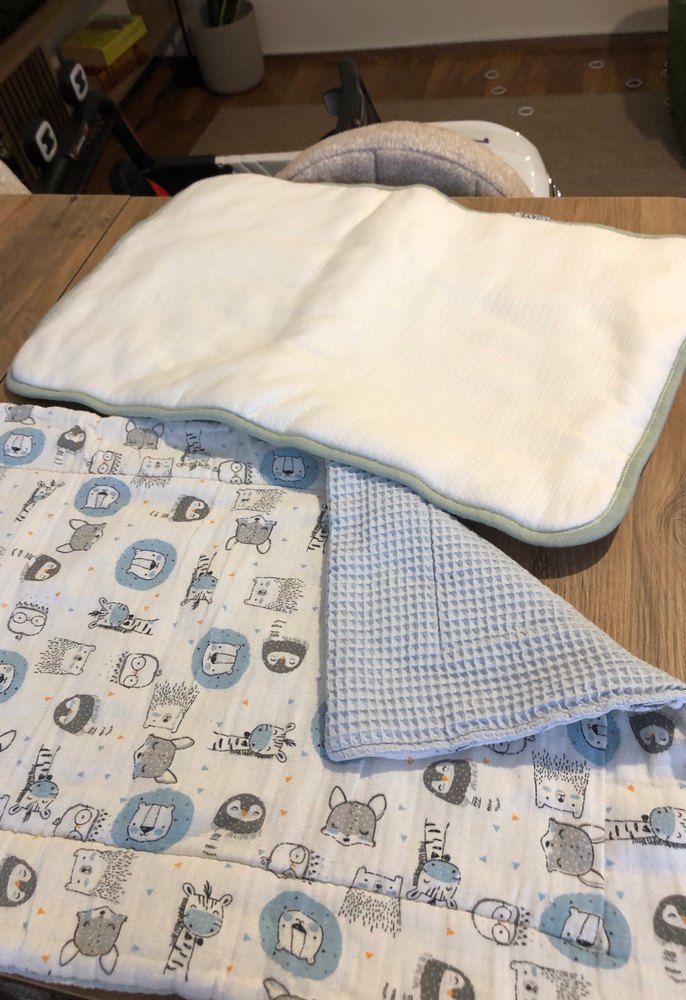 Pamuklu bebek  Battaniye-puset örtüsü - Görsel 5