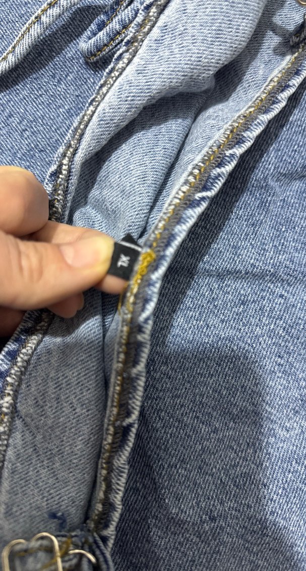 Kadın Denim Volanlı Mini Askılı Elbise - Görsel 3