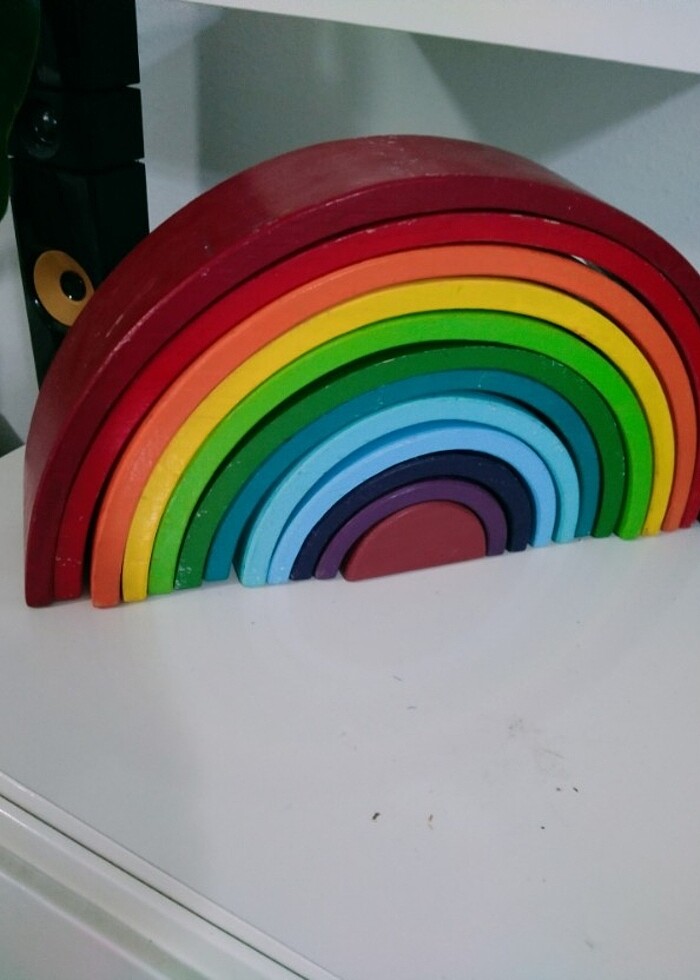  Oyuncak Montessori gökkuşağı  - Görsel 2