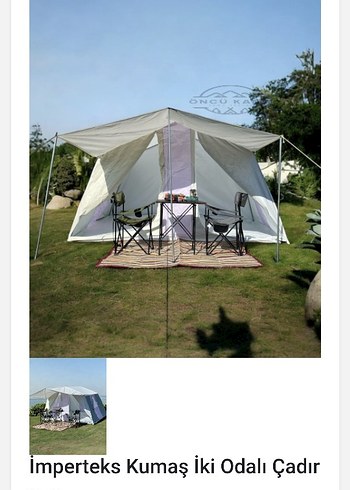4 mevsim 2 odalı çadır - Görsel 4