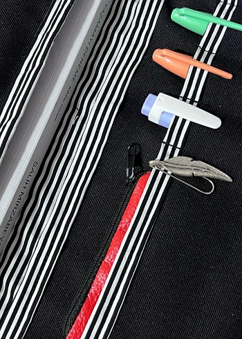 Çok Bölmeli SiyahOrganizer - Görsel 2