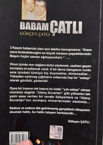 Kitap- Babam Çatlı - Gökçen Çatlı