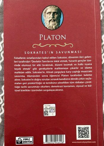 Kitap- Platon - Sokrates'in Savunması