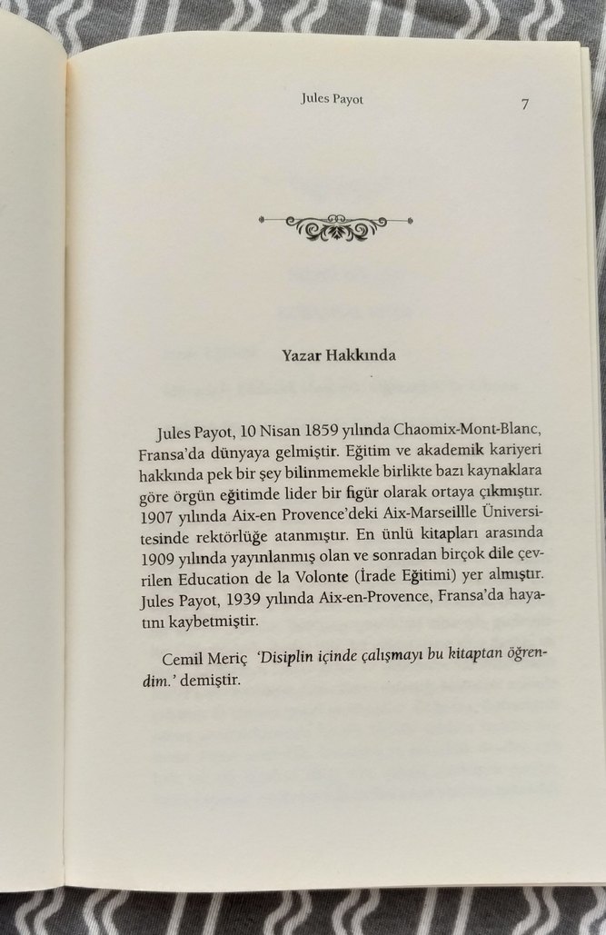 İrade Eğitimi - Jules Payot - Görsel 3